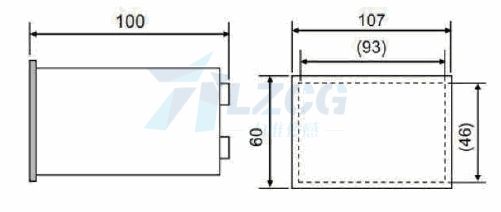通用測力顯示控制儀表LZ-801E(圖2) 通用測力顯示控制儀表LZ-801E(圖2)